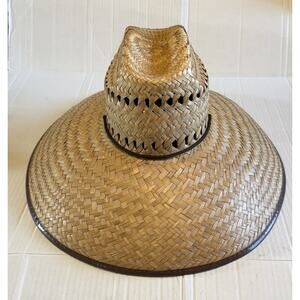 Dorado Hats Mexican Palm Straw Lifeguard Hat Big Extra Wide Brim Shade